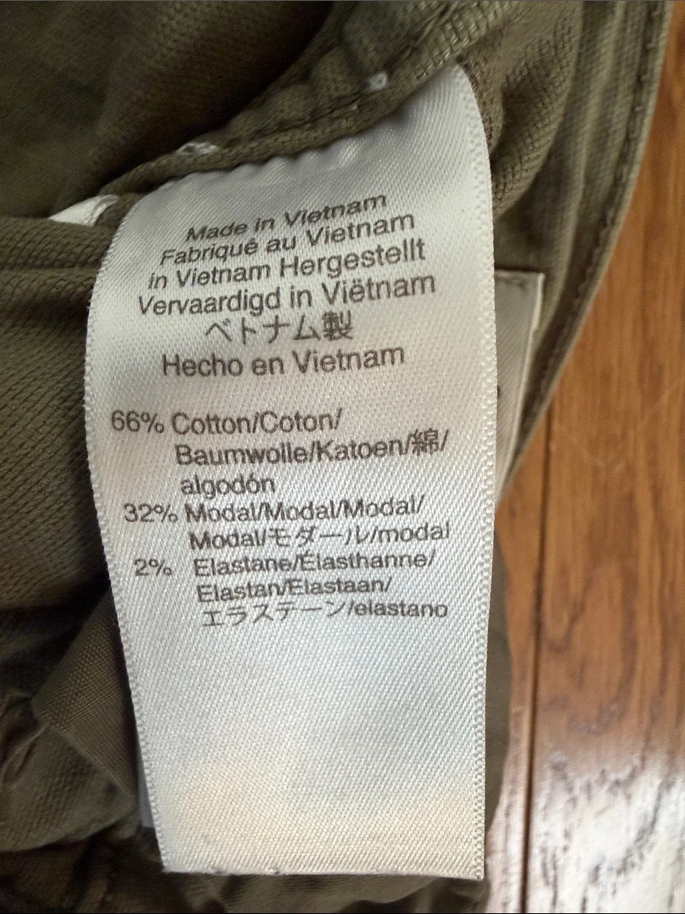 J. Crew Cropped Olive Chino Pants